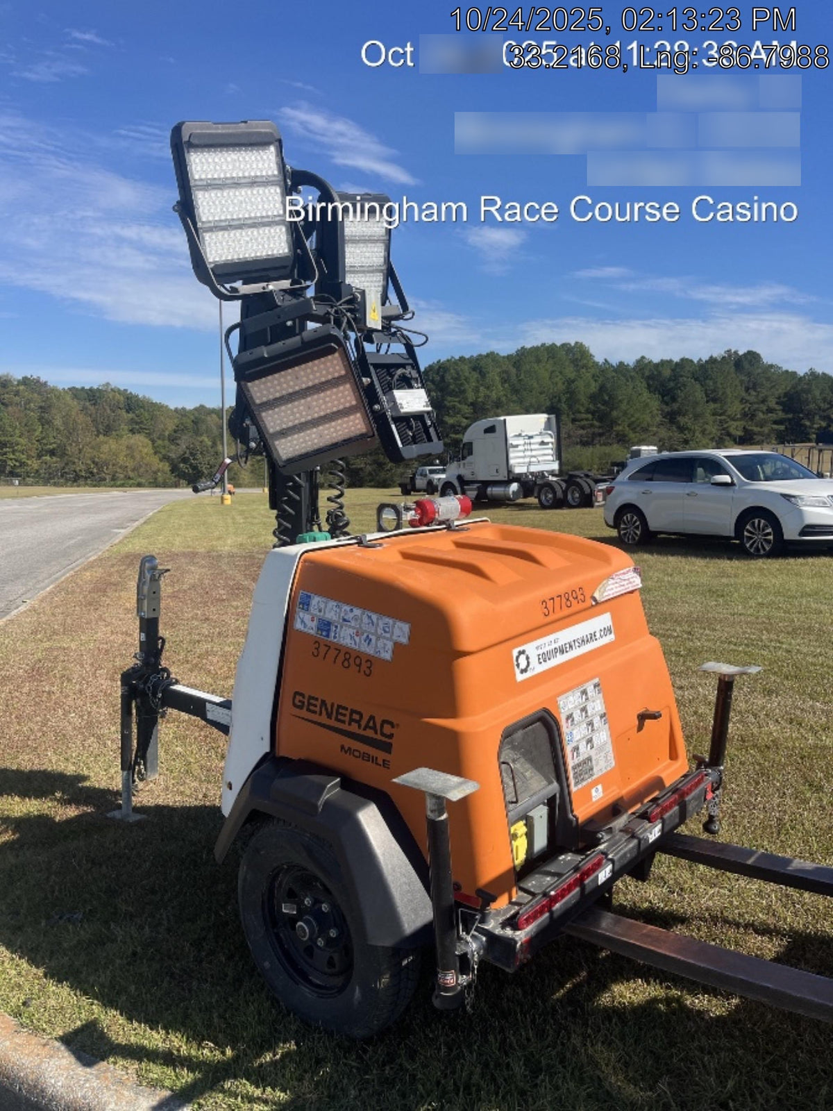 2023 Generac MLT2 Diesel, Flex Switch 120V Input, Powerzone Controller, 
(4) 320W LED Lights, 4kW Generator, 39.9 Gal Fuel Tank, 2" Ball, T3