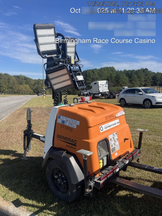 2023 Generac MLT2 Diesel, Flex Switch 120V Input, Powerzone Controller, 
(4) 320W LED Lights, 4kW Generator, 39.9 Gal Fuel Tank, 2" Ball, T3