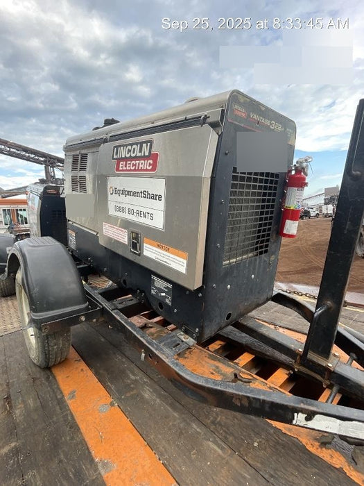 2019 Lincoln Electric Vantage 322 Lincoln Vantage 322 Welder w/Trailer, Light Kit, Cable Rack