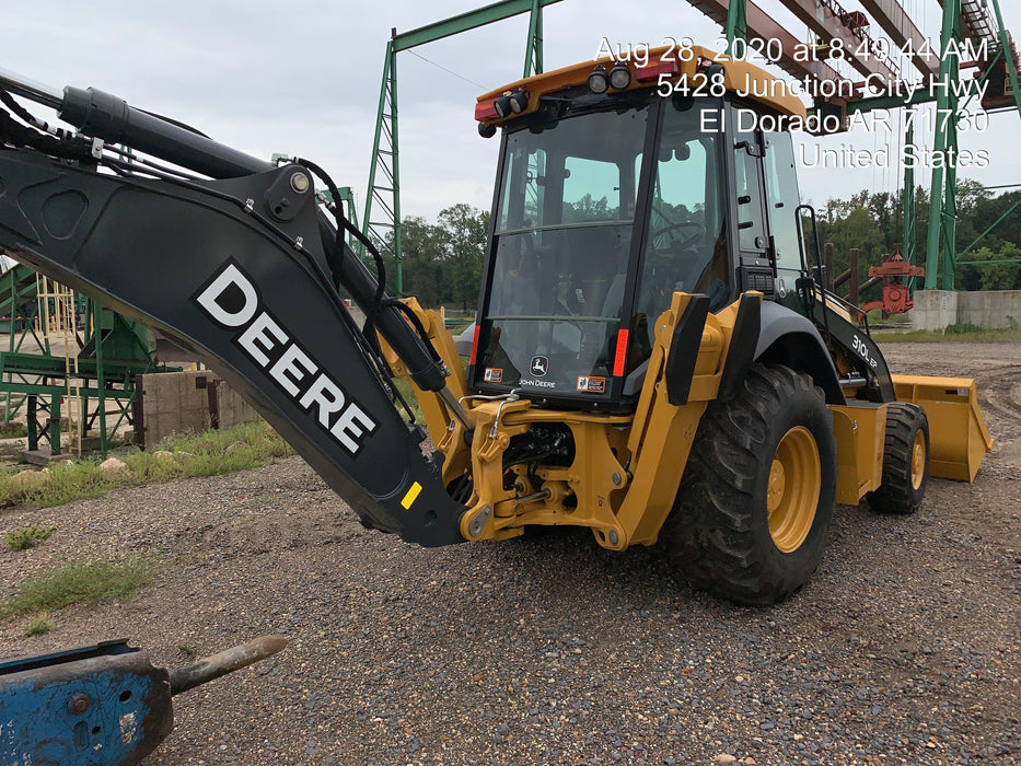 2020 John Deere 310LEP Cab/Heat/Air, 4WD, Standard Stick, Pilot Controls, 2 Way Hydraulics, TAG Manual QC