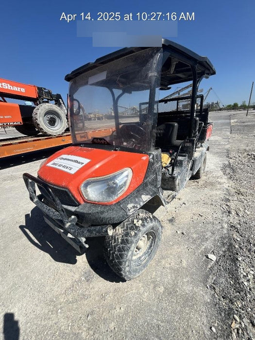 2021 Kubota RTV-X1140W-H Plastic Canopy, Windshield Acrylic Clear, LED Strobe Light, Wire Harness Kit, Back up Alarm