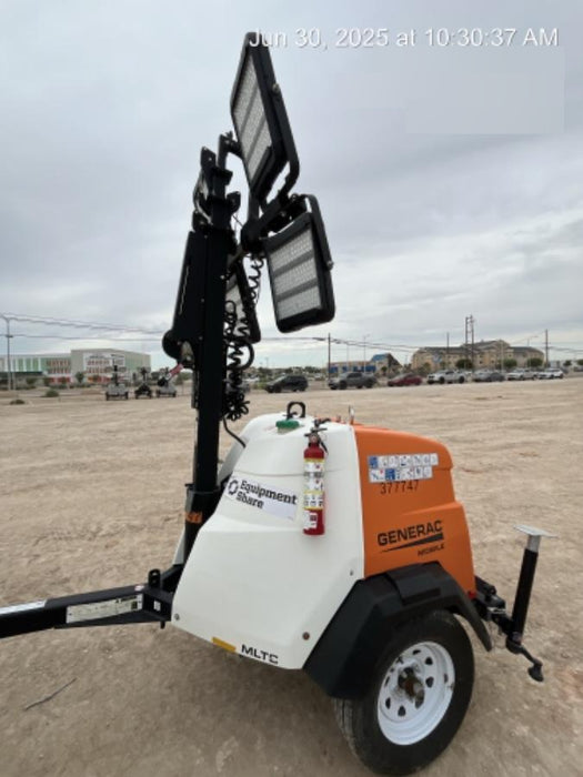 2023 Generac MLT2 Diesel, Flex Switch 120V Input, Powerzone Controller, 
(4) 320W LED Lights, 4kW Generator, 39.9 Gal Fuel Tank, 2" Ball, T3