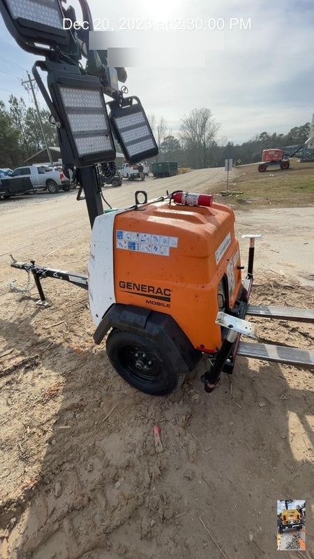 2023 Generac MLT2 Diesel, Flex Switch 120V Input, Powerzone Controller, (4) 320W LED Lights, 4kW Generator, 39.9 Gal Fuel Tank, 2" Ball, T3