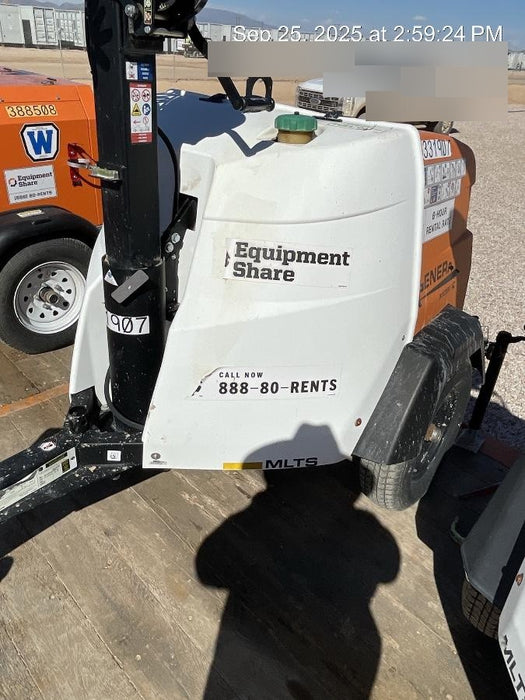 2023 Generac MLT2 Diesel, Flex Switch 120V Input, Powerzone Controller, (4) 320W LED Lights, 4kW Generator, 39.9 Gal Fuel Tank, 2" Ball, T3