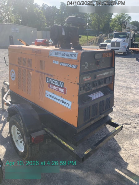 2021 Lincoln Electric Vantage 549X Ready Pak 3, ORANGE (includes trailer, cable rack, fender light kit)