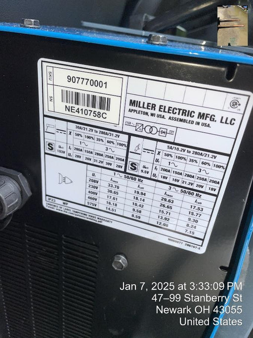 2024 MILLER ELECTRIC CST-282