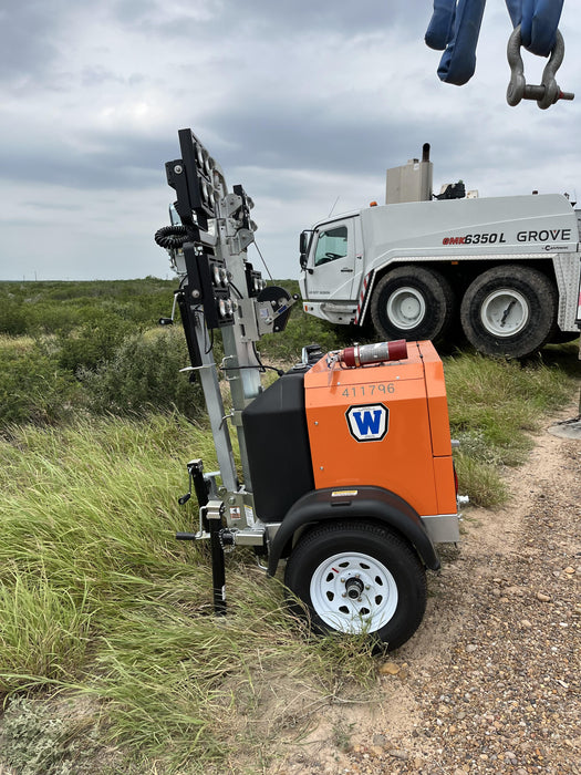 2024 Wanco WLTT-4MM4K Diesel, Deep Sea Controller, Shore Power Plug, Auto Start, (4) 350W LED Floodlights, 4kW Generator, 60 Gal Fuel Tank, 2" Ball, T3