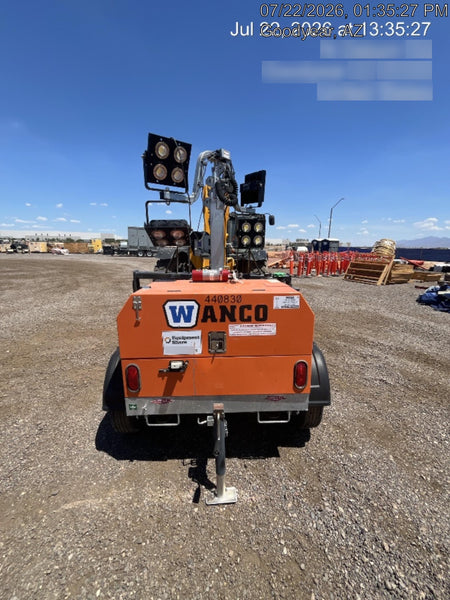 2024 Wanco WLTT-4MM4K Diesel, Deep Sea Controller, Shore Power Plug, Auto Start, (4) 350W LED Floodlights, 4kW Generator, 60 Gal Fuel Tank, 2" Ball, T3