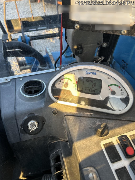 2019 Genie GTH-5519 Cab/Heat/AC, Solid RT Tires, LED Work Lights, Beacon, 48" Carriage, 48" Forks