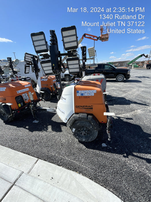 2023 Generac MLT2 Diesel, Flex Switch 120V Input, Powerzone Controller, 
(4) 320W LED Lights, 4kW Generator, 39.9 Gal Fuel Tank, 2" Ball, T3