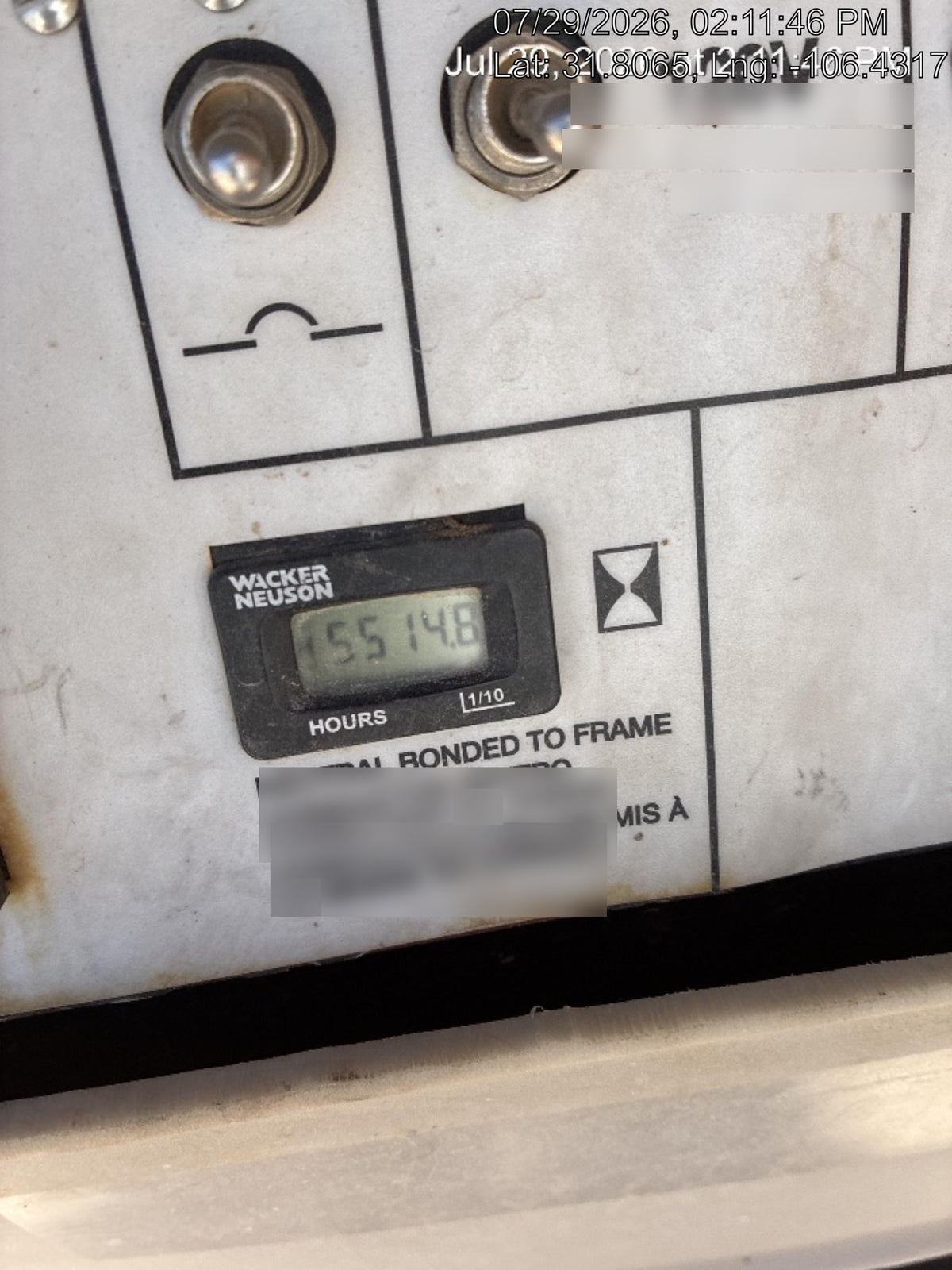 2019 Wacker Neuson LTV6L-MH Mobile Light Tower w/Fuel Level Sensor Installed