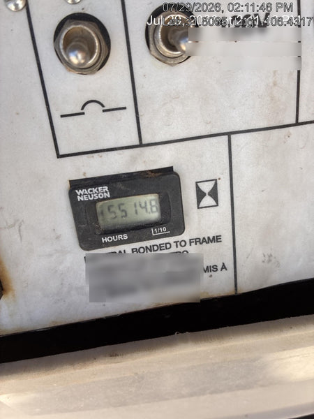 2019 Wacker Neuson LTV6L-MH Mobile Light Tower w/Fuel Level Sensor Installed