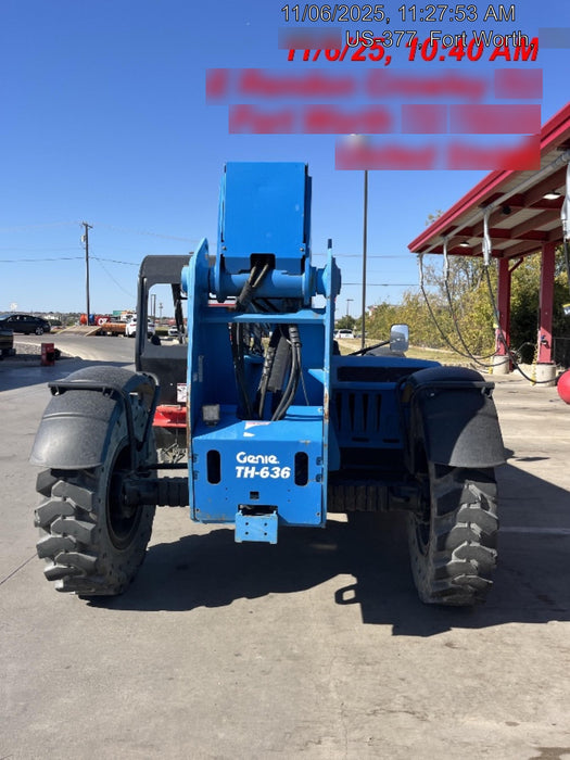 2018 Genie GTH-636 Genie GTH-636 w/Open ROPS, Solid Tires, Work Light/Beacon, 48" Carriage and Forks