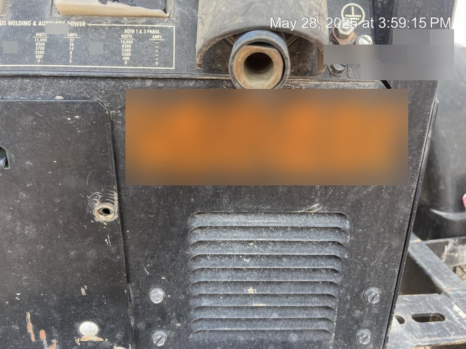 2019 Lincoln Electric Vantage 322 Welder Ready-Pak 3, Two wheel trailer, Fender and Light kit, Cable Rack