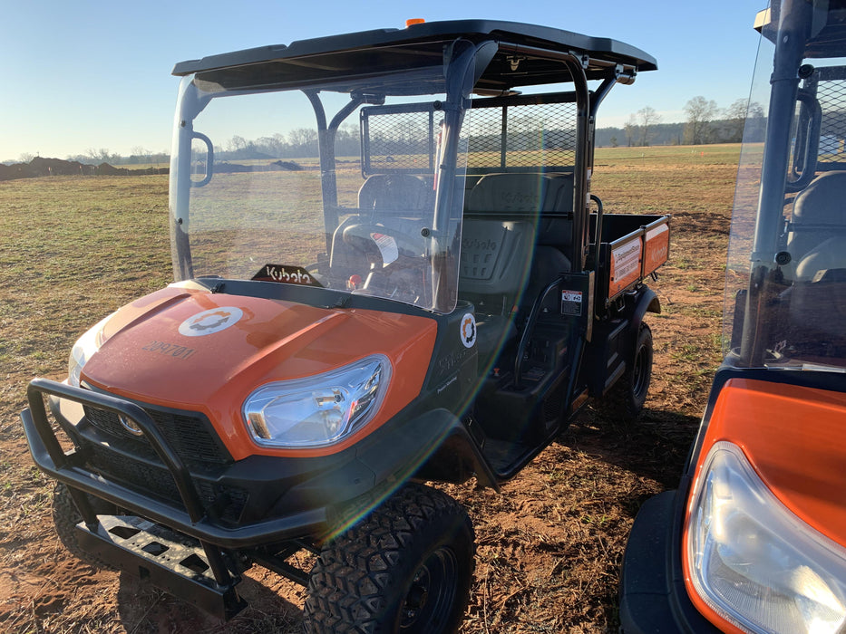 2022 Kubota RTV-X1140W-H Plastic Canopy, Windshield Acrylic Clear, LED Strobe Light, Wire Harness Kit, Back up Alarm