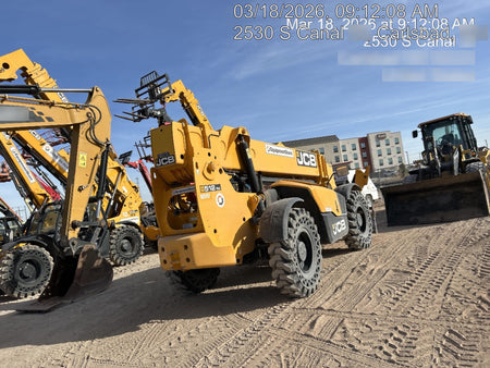 2020 JCB 512-56 Canopy, 74Hp, Solid Tires, Work Lights, Beacon, Aux Hydraulics, Back up Alarm, Lifting Eye, ES Decals