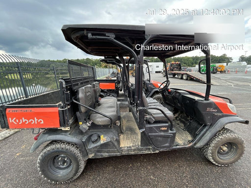 2021 Kubota RTV-X1140W-H Plastic Canopy, Windshield Acrylic Clear, LED Strobe Light, Wire Harness Kit, Back up Alarm
