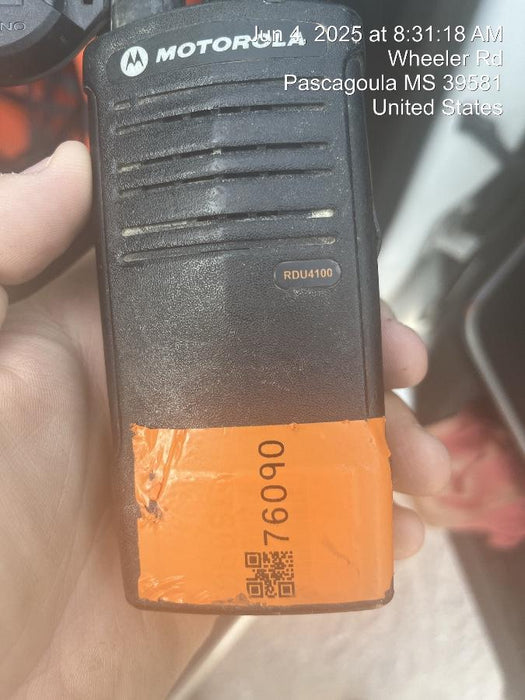 2020 MOTOROLA RDU4100