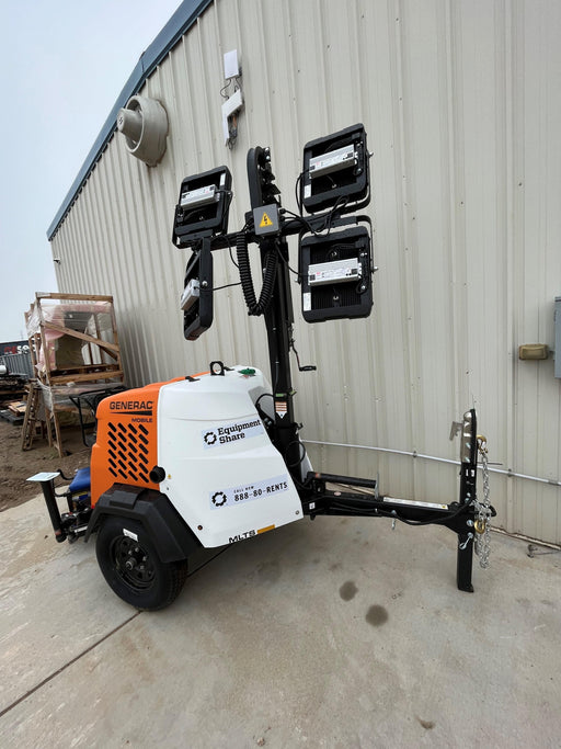 2023 Generac MLT2 Diesel, Flex Switch 120V Input, Powerzone Controller, (4) 320W LED Lights, 4kW Generator, 39.9 Gal Fuel Tank, 2" Ball, T3