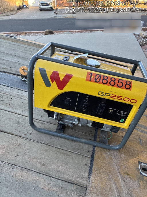 2020 WACKER NEUSON GP2500A