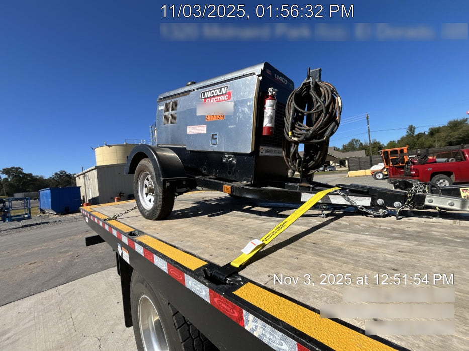 2024 Lincoln Electric LE400 Kubota V1505, Trlr, Cable Rack, Light Kit, ES Decals, T3