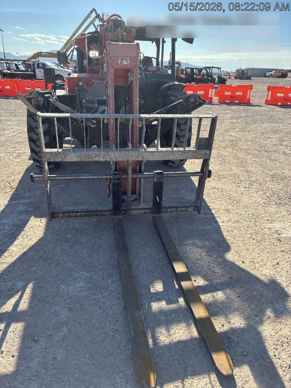2019 Manitou MTA10055 Canopy, 120 HP, Solid Tires, Work Lights, Lift Hook, Auxiliary Hydraulics 66" Carriage and 60" Forks