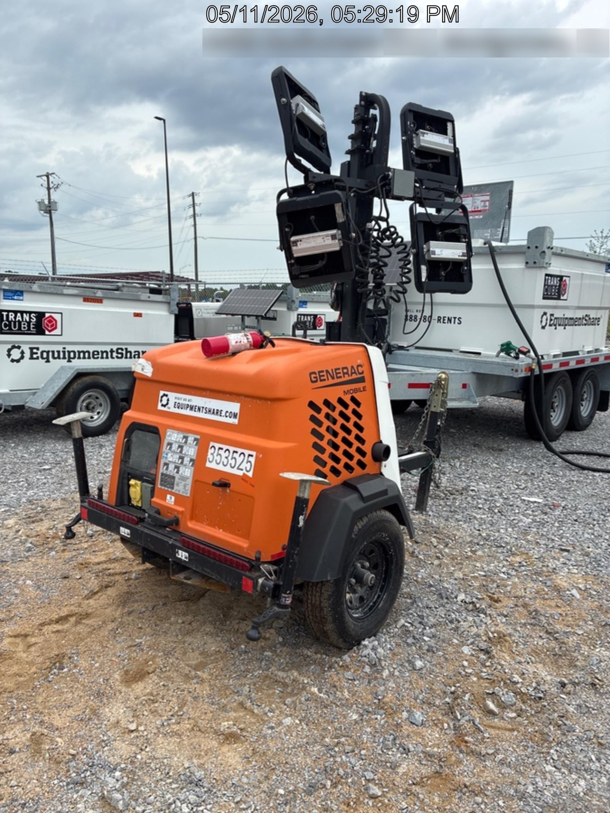 2023 Generac MLT2 Diesel, Flex Switch 120V Input, Powerzone Controller, (4) 320W LED Lights, 4kW Generator, 39.9 Gal Fuel Tank, 2" Ball, T3