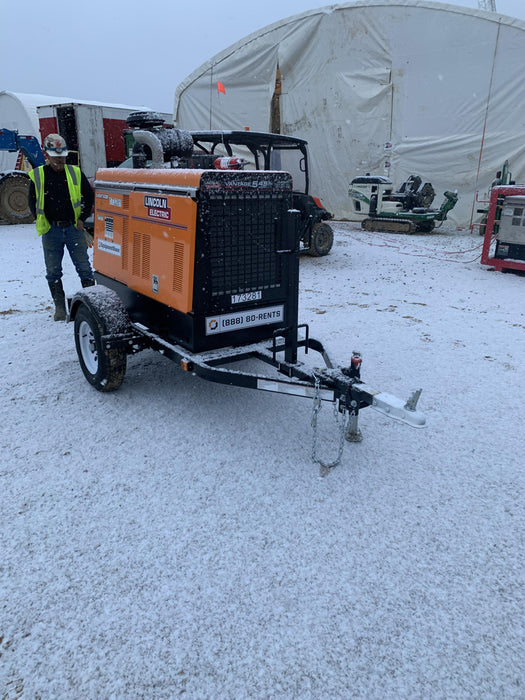 2021 Lincoln Electric Vantage 549X Ready Pak 3, ORANGE (includes trailer, cable rack, fender light kit)