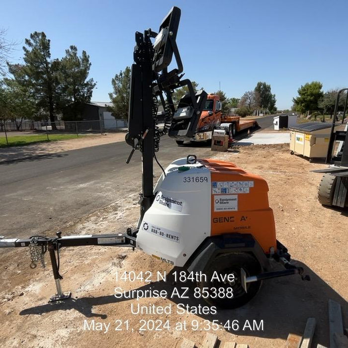 2023 Generac MLT2 Diesel, Flex Switch 120V Input, Powerzone Controller, (4) 320W LED Lights, 4kW Generator, 39.9 Gal Fuel Tank, 2" Ball, T3