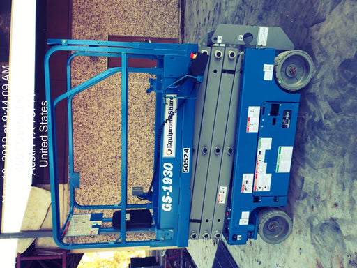 2019 Genie GS-1930 Fixed Rails with Chain Entry