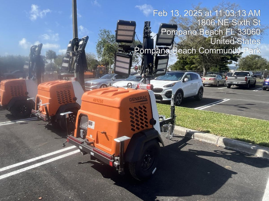 2025 Generac MLTS-4 Diesel, Mitsubishi L2E, 7.1 hp @1800 rpm, Flex Switch 120V Input, Powerzone Controller, (4) 320W LED Lights, 4kW Generator, 39.9 Gal Fuel Tank, 2" Ball, T3, ES Decals
