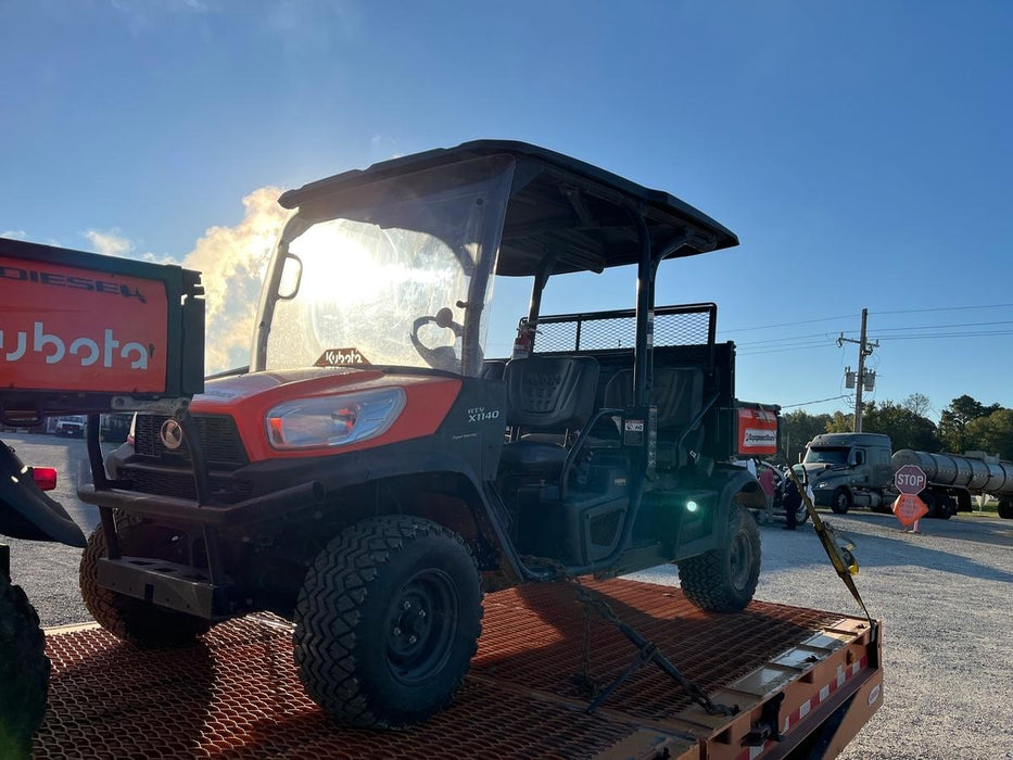 2021 Kubota RTV-X1140W-H Plastic Canopy, Windshield Acrylic Clear, LED Strobe Light, Wire Harness Kit, Back up Alarm