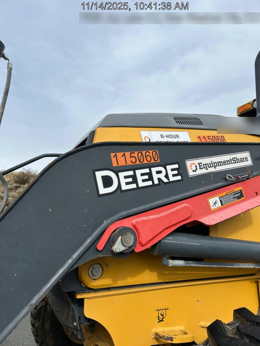 2020 John Deere 210LEP Canopy, 4WD, Second rear hydraulic cylinder, Light Package, Wheel weights