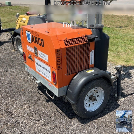 2024 Wanco WLTT-4MM4K Diesel, Deep Sea Controller, Shore Power Plug, Auto Start, (4) 350W LED Floodlights, 4kW Generator, 60 Gal Fuel Tank, 2" Ball, T3