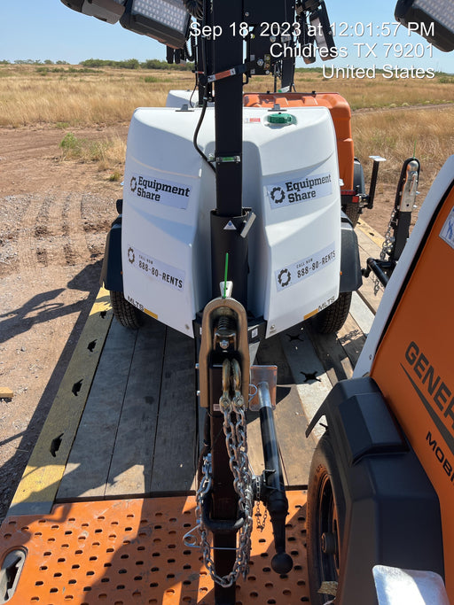 2023 Generac MLT2 Diesel, Flex Switch 120V Input, Powerzone Controller, (4) 320W LED Lights, 4kW Generator, 39.9 Gal Fuel Tank, 2" Ball, T3