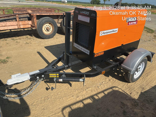 2023 Lincoln Electric LE400 Kubota V1505, Trlr, Cable Rack, Light Kit, ES Decals, T3