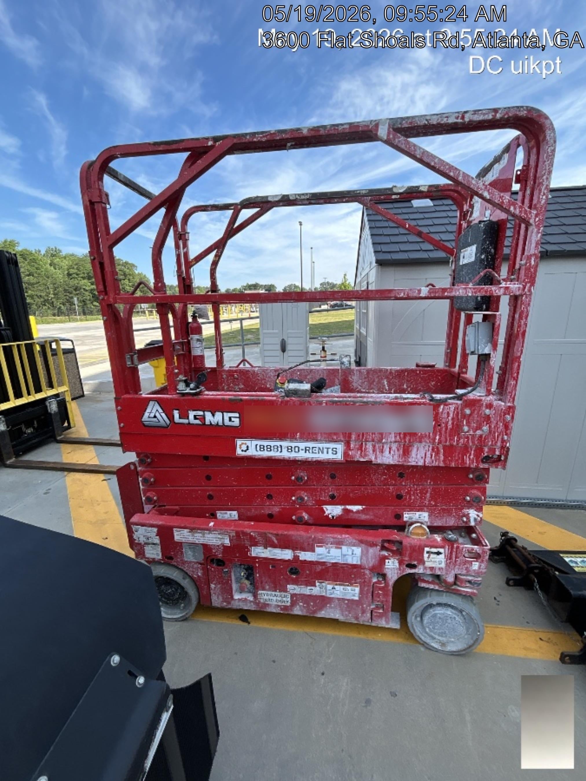 2021 Lgmg AS1932E Electric Drive, Solid Non Marking Tires, Dual Beacons