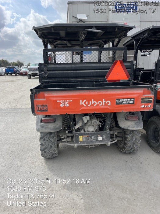 2022 Kubota RTV-X1140W-H Plastic Canopy, Windshield Acrylic Clear, LED Strobe Light, Wire Harness Kit, Back up Alarm