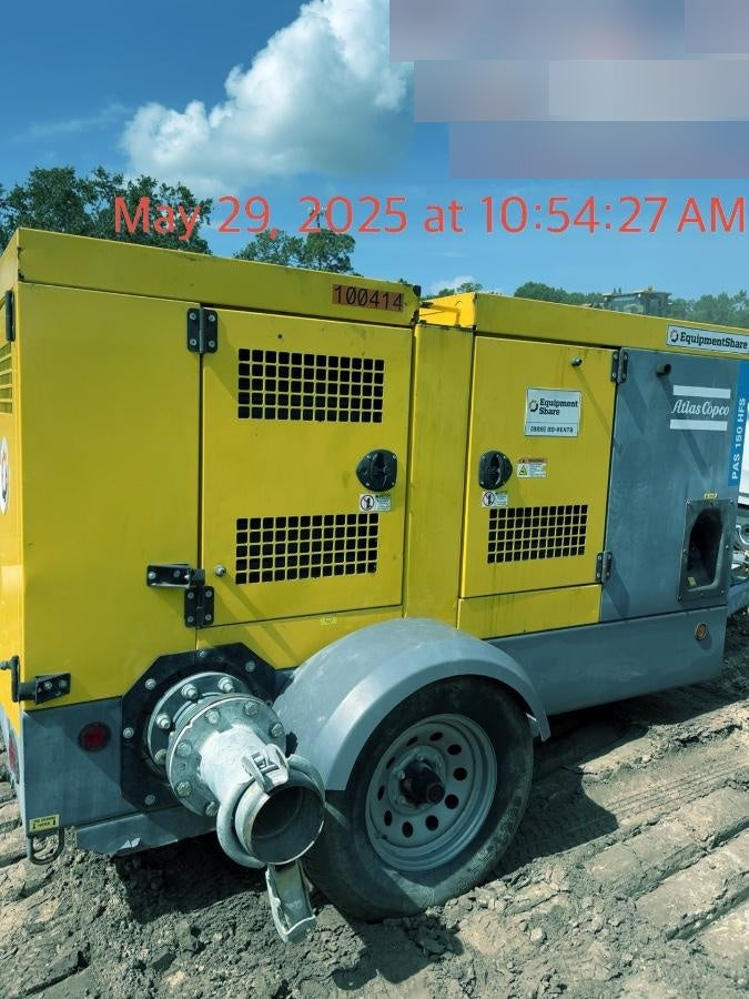 2020 ATLAS COPCO PAS 150 HF CS Enclosed