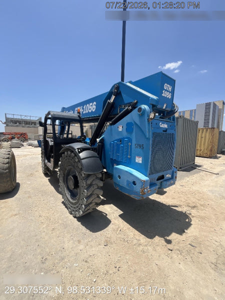 2017 Genie GTH-1056 Genie GTH1056, Solid Tires, 60" carriage, Open ROPS