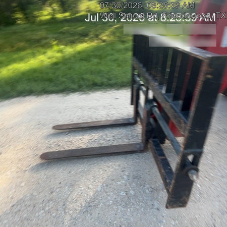 2018 Manitou MTA8044 MTA 8044 - 74 HP T4, Canopy, Worklights/Strobe, Beacon, 66" Carriage, 48" Forks, Solid Tires, Lift Hook, Aux Hydraulics
