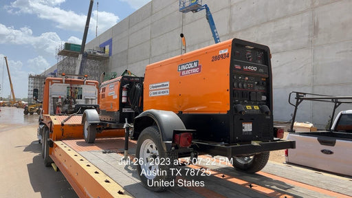 2022 Lincoln Electric LE400 Kubota V1505, Trlr, Cable Rack, Light Kit, ES Decals, T3