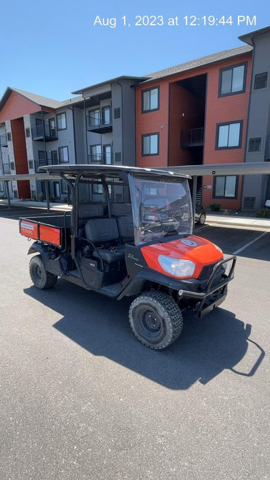 2022 Kubota RTV-X1140W-H Plastic Canopy, Windshield Acrylic Clear, LED Strobe Light, Wire Harness Kit, Back up Alarm