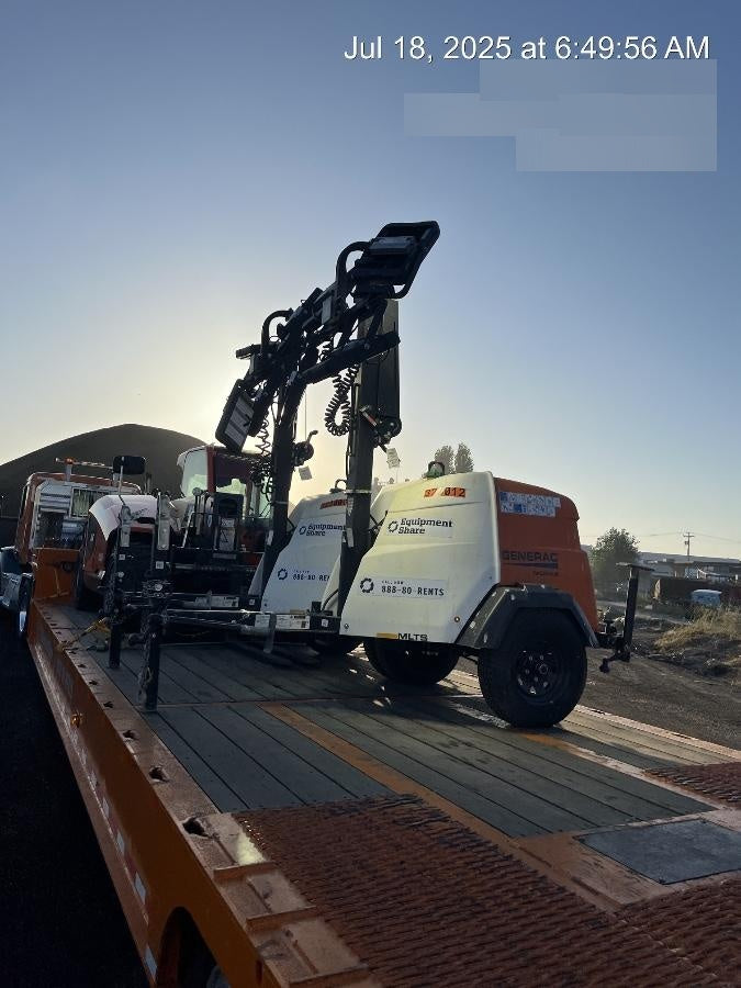 2023 Generac MLT2 Diesel, Flex Switch 120V Input, Powerzone Controller, (4) 320W LED Lights, 4kW Generator, 39.9 Gal Fuel Tank, 2" Ball, T3