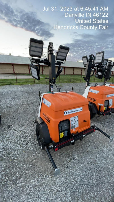 2023 Generac MLT2 Diesel, Flex Switch 120V Input, Powerzone Controller, (4) 320W LED Lights, 4kW Generator, 39.9 Gal Fuel Tank, 2" Ball, T3