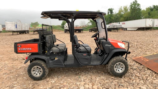 Kubota RTV-X1140WL-AS 4WD, LED Strobe, Windshield Acrylic Clear, Plastic Canopy, Wire Harness Kit, Backup Alarm, Bed Liner