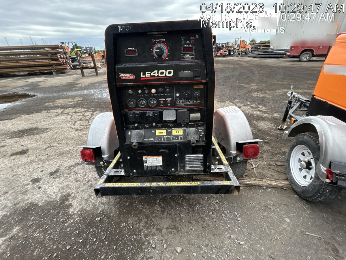 2022 Lincoln Electric LE400 Kubota V1505, Trlr, Cable Rack, Light Kit, ES Decals, T3