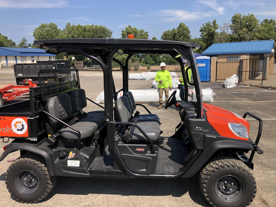 2021 Kubota RTV-X1140W-H Plastic Canopy, Windshield Acrylic Clear, LED Strobe Light, Wire Harness Kit, Back up Alarm