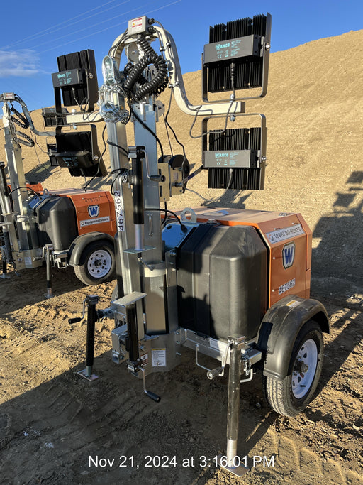 2024 Wanco WLTT-4MM4K Diesel, Deep Sea Controller, Shore Power Plug, Auto Start, (4) 350W LED Floodlights, 4kW Generator, 60 Gal Fuel Tank, 2" Ball, T3