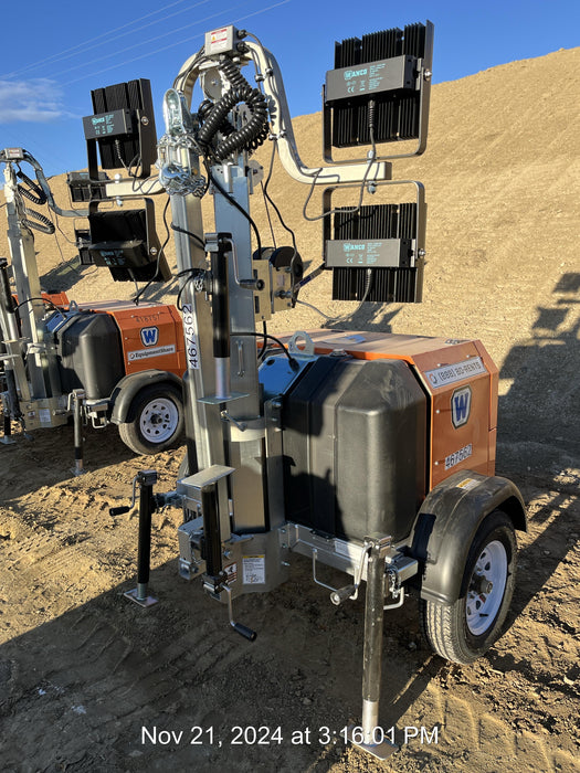 2024 Wanco WLTT-4MM4K Diesel, Deep Sea Controller, Shore Power Plug, Auto Start, (4) 350W LED Floodlights, 4kW Generator, 60 Gal Fuel Tank, 2" Ball, T3